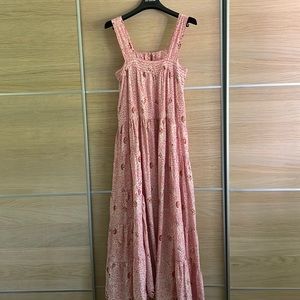 Natalie Martin Jasmine silk maxi dress with sash